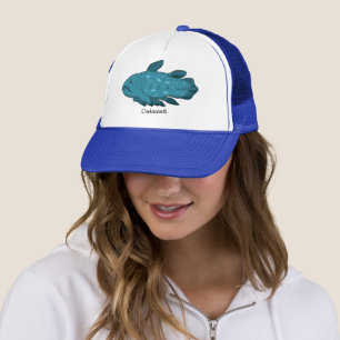 Casquette Coelacanth - Impression de poisson ancien