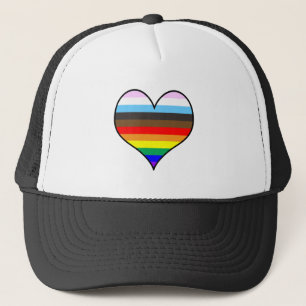 Casquette Coeur arc-en-ciel