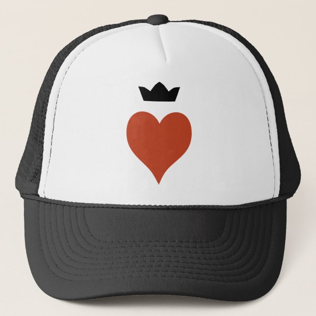 Casquette Coeur avec couronne (Devant)