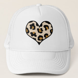 Casquette Coeur de léopard