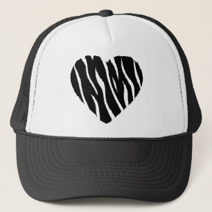 Casquette Coeur de zèbre