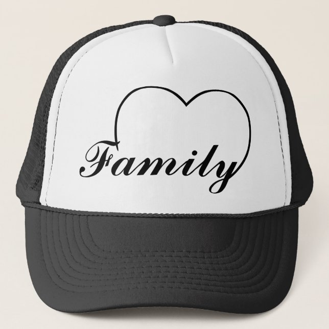 Casquette Coeur familial (Devant)