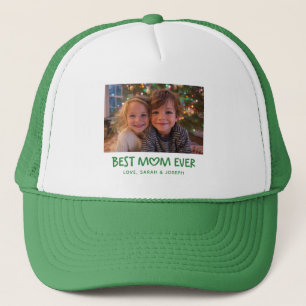 Casquette Cœur Fantaisiste Meilleure Maman Photo de Fêtes Ve