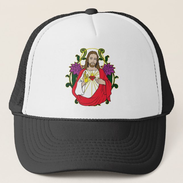 Casquette Coeur sacré merveilleux de Jésus (Devant)