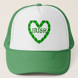 Casquette Coeur Shamrock irlandais