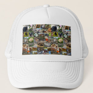 Casquette Collage photo de la ferme,