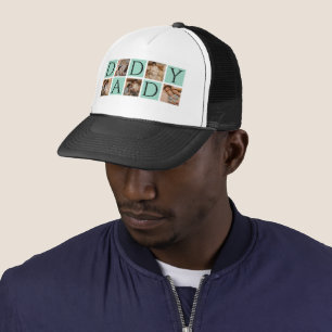Casquette Collage photo papa personnalisé - Fête des pères m