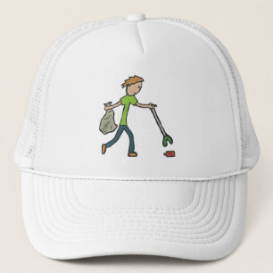 Casquette Collecte de journaux et de dossiers