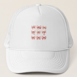 Casquette Collection de ruban à arc rose aquarelle washi