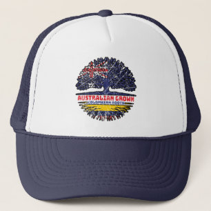 Casquette Colombie Colombie Australie Australie racine d'arb