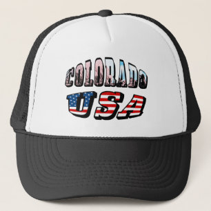 Casquette Colorado Picture et USA Text