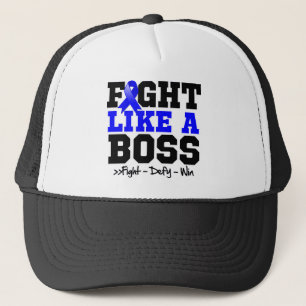 Casquette Combat de cancer du colon comme un patron