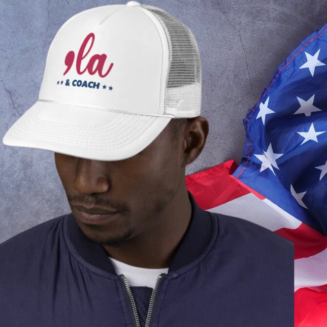 Casquette Comma la & Coach Kamala Harris (Créateur téléchargé)