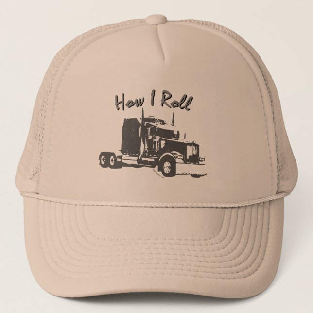 Casquette Comment je roule les camionneurs engrènent le (Devant)