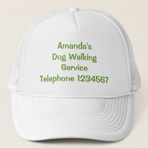 CASQUETTE COMMERCES, CHIEN QUI MARCHE.