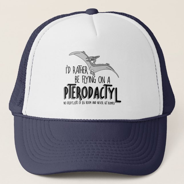 Casquette Compagnie aérienne Pterodactyl Dinosaur (Devant)