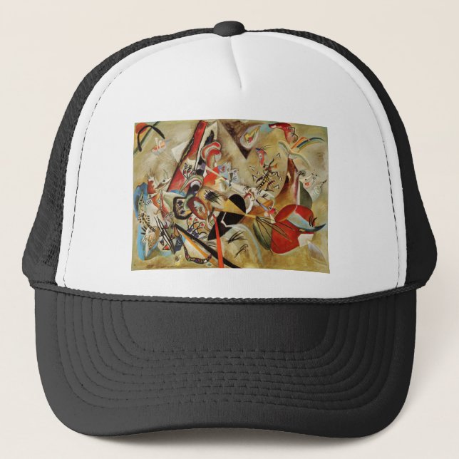 Casquette Composition Abstraite de Kandinsky (Devant)