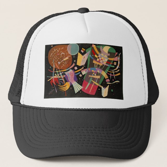 Casquette Composition Kandinsky 10 Peinture Abstraite (Devant)