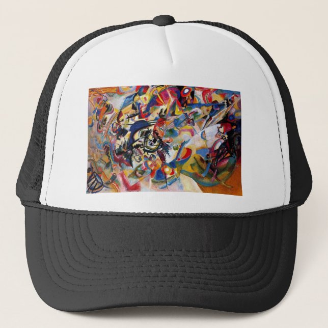 Casquette Composition VII de Kandinsky (Devant)