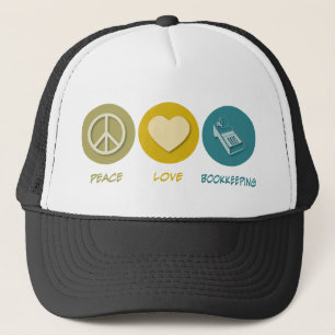 Casquette Comptabilité d'amour de paix