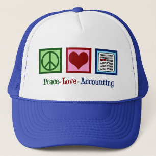 Casquette Comptable des mûres comptables Peace Love