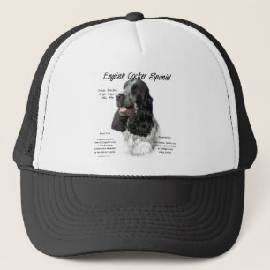 Casquette Conception anglaise d'histoire de cocker (parti)