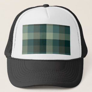 Casquette Conception carreaux vichy vert
