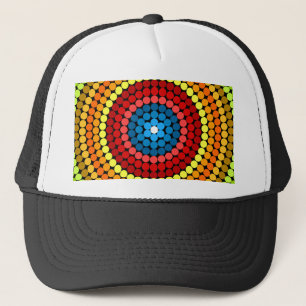 Casquette Conception d'art mandala abstrait pointillé-65904
