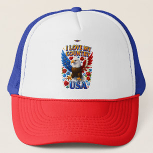 Casquette Conception de Chapeau : J'aime mon pays - France n