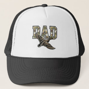 Casquette Conception de chemise vectorielle Camo Papa Canard