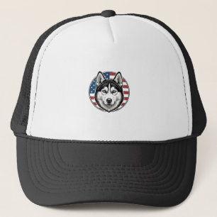 Casquette Conception de chemise vectorielle de chien patriot