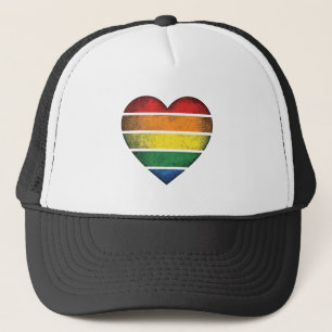 Casquette Conception de chemise vectorielle de fierté de cœu