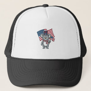 Casquette Conception de chemise vintage patriotique koala dr