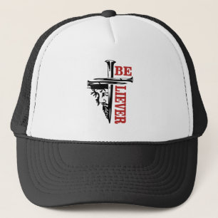 Casquette Conception de clou de croix de Jésus – Puissant Ch