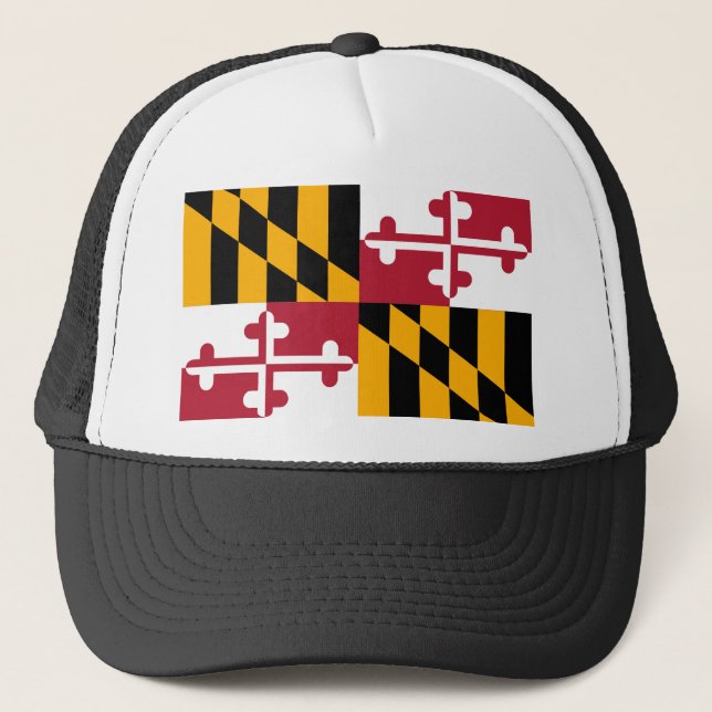 Casquette Conception de drapeau d'état du Maryland (Devant)