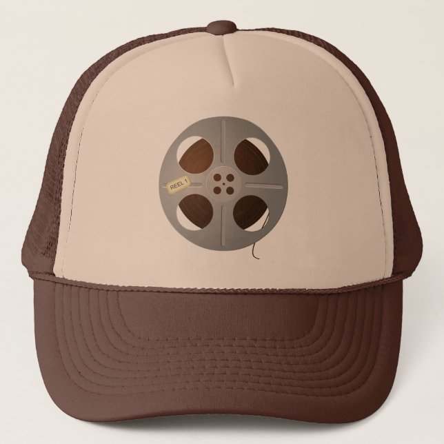 CASQUETTE CONCEPTION DE FILM REEL POUR FILM BUFFS (Devant)