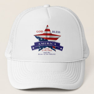 Casquette Conception de l'étoile de l'Amérique patriotique (