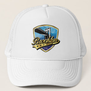 Casquette Conception de logo Brooklyn Elegant Gold Swoosh