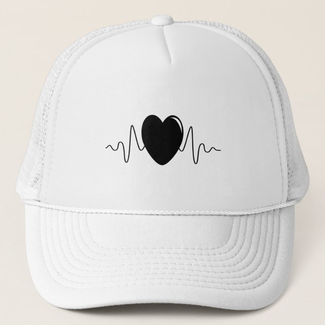 Casquette Conception de pulsation (Devant)