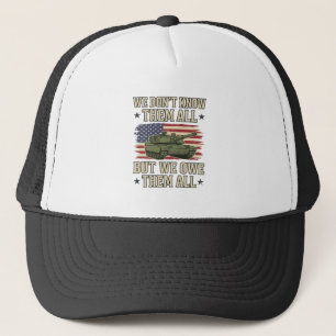 Casquette Conception de T-shirt patriotique de char de souve