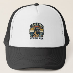 Casquette Conception de T-shirt rétro lait drôle de père She