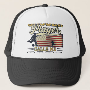 Casquette Conception de T-shirt vintage Papa de football drô
