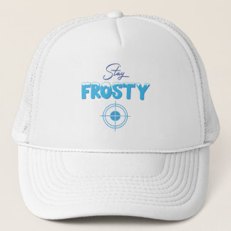 Casquette Conception de texte à calotte de neige