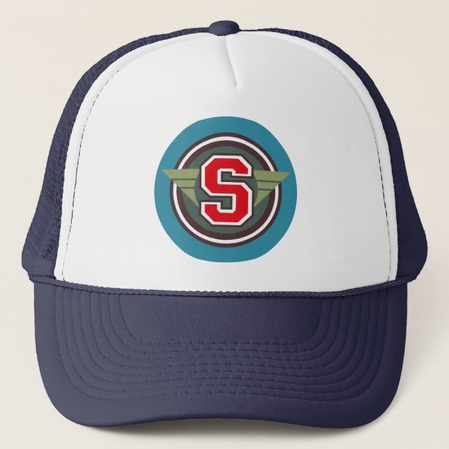 Casquette Conception Déco Lettre personnalisée "S" (Devant)