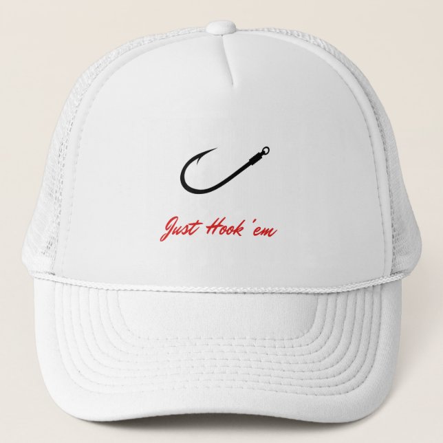 Casquette conception d'hameçon (Devant)