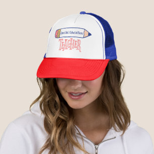 Casquette Conception du crayon enseignant de l'éducation spé