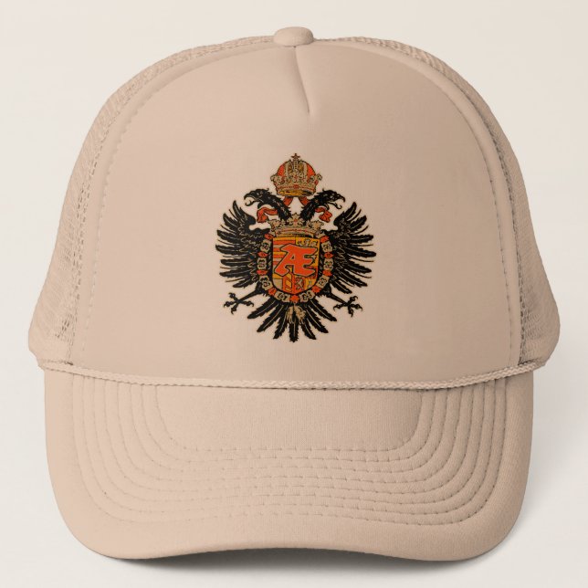 Casquette Conception graphique héraldique de Ænigma de crête (Devant)