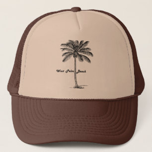 Casquette Conception noire et blanche de West Palm Beach et