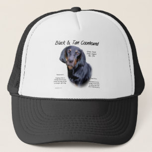 Casquette Conception noire et bronzage d'histoire de