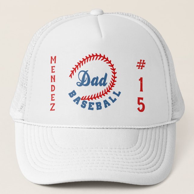 Casquette Conception personnalisée de papa de baseball (Devant)